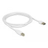 Delock Kabel EASY-USB 2.0 Typ-A Stecker - USB 2.0 Typ-B Stecker 2 m weiß