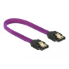 Delock SATA 6 Gb/s Kabel 20 cm violett