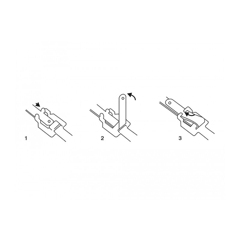 Delock Edelstahlkabelbinder wiederverwendbar mit Faltverschluss L 400 x B 10 mm 10 Stück