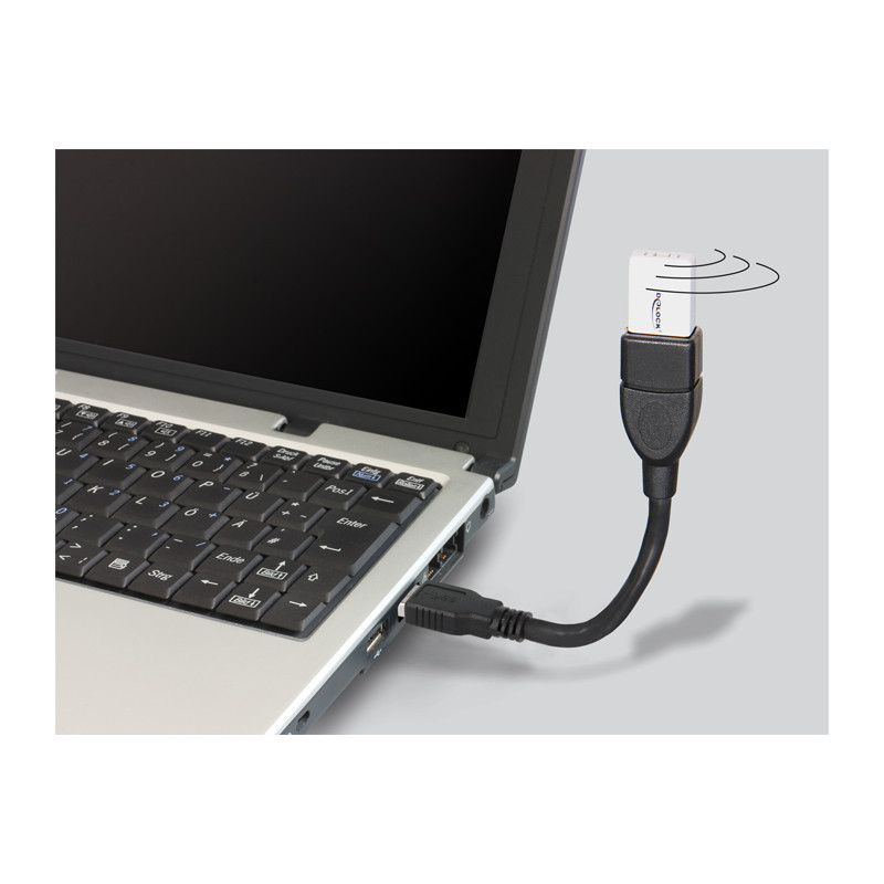 Delock Kabel USB 5 Gbps Typ-A Stecker zu USB 5 Gbps Typ-A Buchse ShapeCable 0,15 m