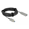 Delock Aktives Optisches Kabel USB 5 Gbps Typ-A Stecker zu Typ-A Buchse 20 m