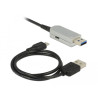 Delock Aktives Optisches Kabel USB 5 Gbps Typ-A Stecker zu Typ-A Buchse 50 m