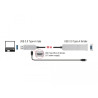 Delock Aktives Optisches Kabel USB 5 Gbps Typ-A Stecker zu Typ-A Buchse 50 m