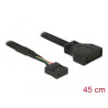 Delock Kabel USB 2.0 Pin Header Buchse - USB 3.0 Pin Header Stecker 45 cm