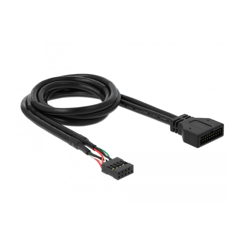 Delock Kabel USB 2.0 Pin Header Buchse - USB 3.0 Pin Header Stecker 60 cm