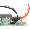 Delock SATA 6 Gb/s Kabel 30 cm schwarz FLEXI