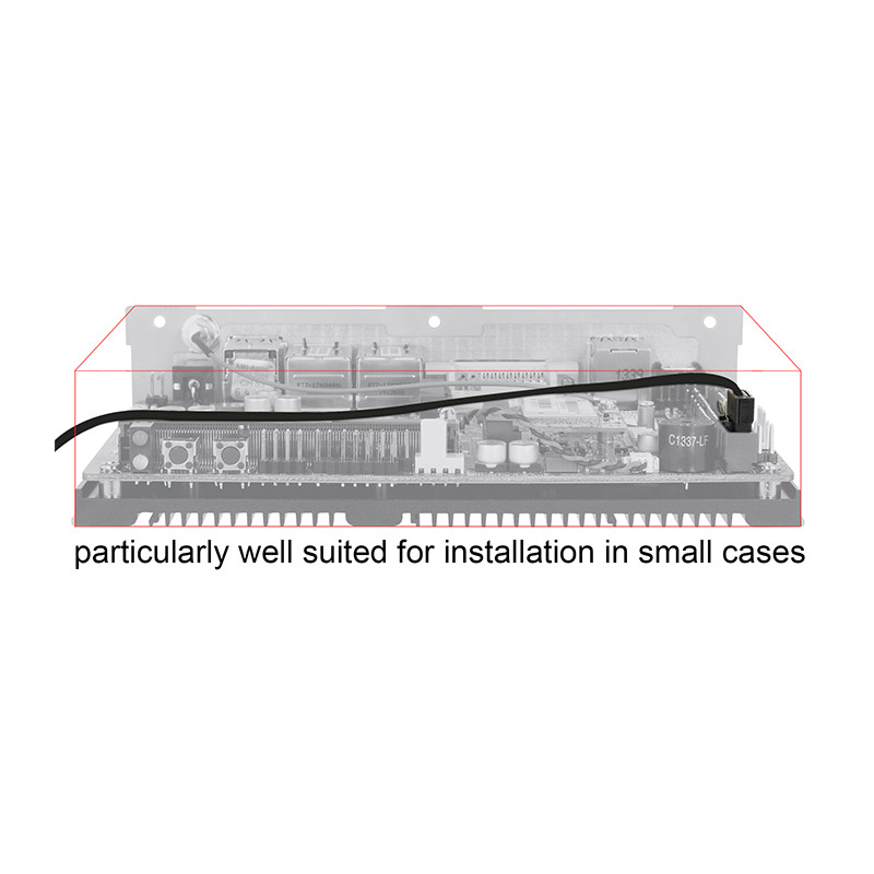 Delock SATA 6 Gb/s Kabel 70 cm schwarz FLEXI