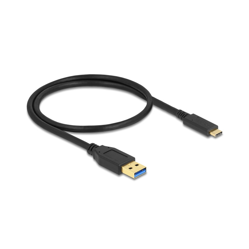 Delock USB 10 Gbps Kabel Typ-A zu USB Type-C™ 0,5 m