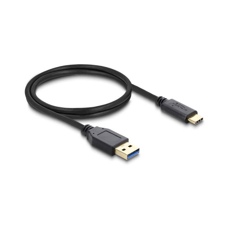 Delock USB 10 Gbps Kabel Typ-A zu USB Type-C™ 1 m