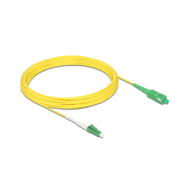 Delock Kabel Lichtwellenleiter LC-APC zu SC-APC Simplex Singlemode OS2 10 m