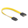 Delock SATA 6 Gb/s Verlängerungskabel 20 cm gelb