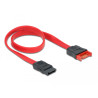 Delock SATA 6 Gb/s Verlängerungskabel 30 cm rot