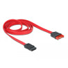 Delock SATA 6 Gb/s Verlängerungskabel 100 cm rot