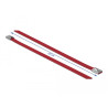 Delock Edelstahlkabelbinder L 200 x B 7,9 mm rot 10 Stück