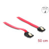 Delock SATA 6 Gb/s Kabel gerade auf oben gewinkelt 50 cm rot