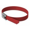 Delock Edelstahlkabelbinder L 300 x B 7,9 mm rot 10 Stück