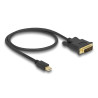 Delock Kabel mini DisplayPort 1.1 Stecker - DVI 24+1 Stecker 0,5 m