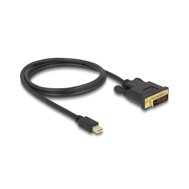 Delock Kabel mini DisplayPort 1.1 Stecker - DVI 24+1 Stecker 1 m
