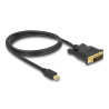 Delock Kabel mini DisplayPort 1.1 Stecker - DVI 24+1 Stecker 1 m