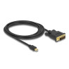 Delock Kabel mini DisplayPort 1.1 Stecker - DVI 24+1 Stecker 2 m