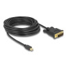 Delock Kabel mini DisplayPort 1.1 Stecker - DVI 24+1 Stecker 5 m