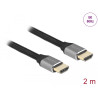 Delock Ultra High Speed HDMI Kabel 48 Gbps 8K 60 Hz grau 2 m zertifiziert