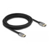 Delock Ultra High Speed HDMI Kabel 48 Gbps 8K 60 Hz grau 3 m zertifiziert