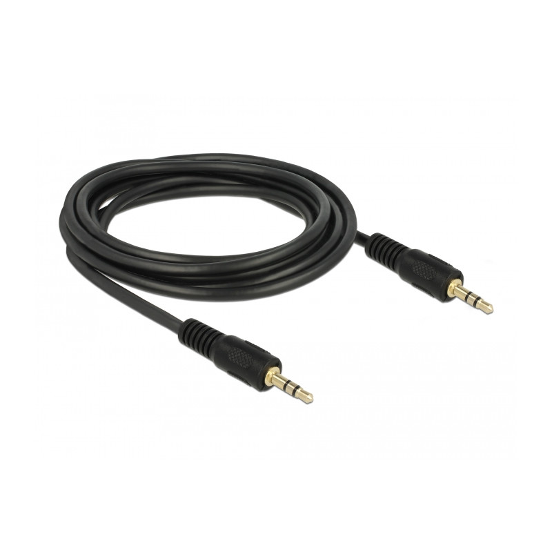 Delock Kabel Audio Klinke 3,5 mm Stecker / Stecker 2,5 m