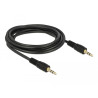 Delock Kabel Audio Klinke 3,5 mm Stecker / Stecker 2,5 m