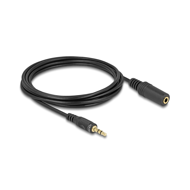 Delock Verlängerungskabel Audio Klinke 3,5 mm Stecker / Buchse 3 m