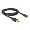 Delock USB 10 Gbps Kabel Typ-A zu USB Type-C™ 2 m