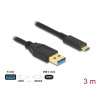 Delock USB 10 Gbps Kabel Typ-A zu USB Type-C™ 3 m
