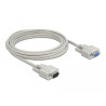 Delock Serielles Kabel D-Sub 9 Stecker zu Buchse 5 m