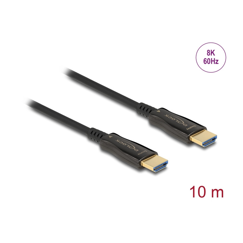 Delock Aktives Optisches Kabel HDMI 8K 60 Hz 10 m