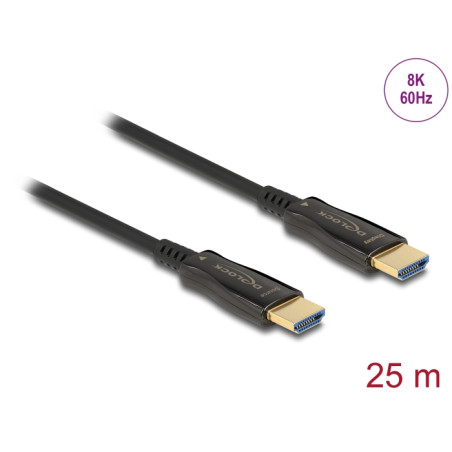 Delock Aktives Optisches Kabel HDMI 8K 60 Hz 25 m