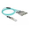 Delock Aktives Optisches Kabel QSFP+ zu 4 x SFP+ 3 m