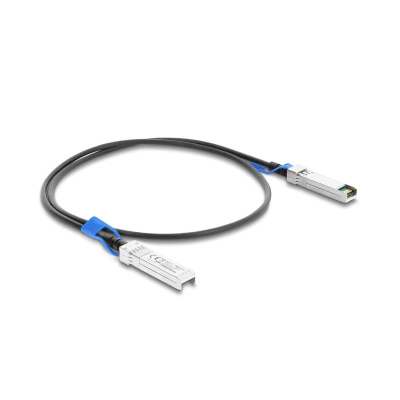 Delock Twinax Kabel SFP28 Stecker zu SFP28 Stecker 25 Gbps 1 m