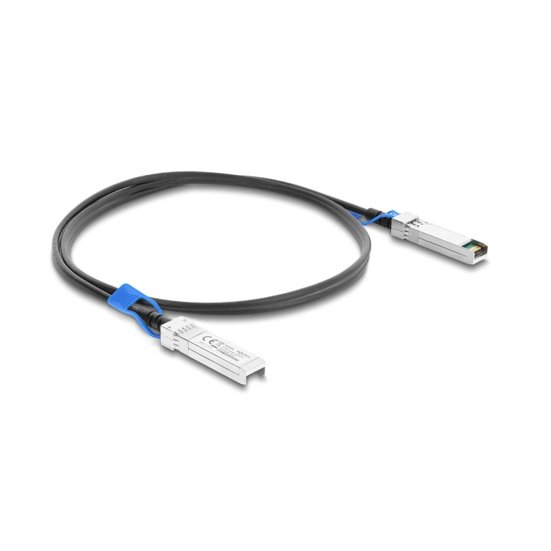 Delock Twinax Kabel SFP28 Stecker zu SFP28 Stecker 25 Gbps 2 m