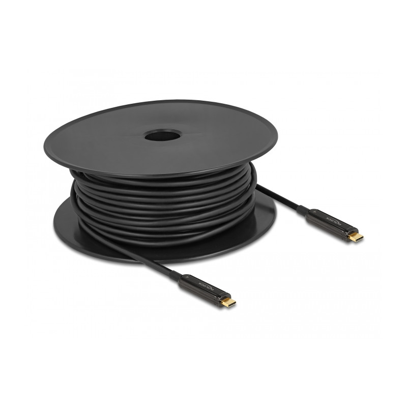 Delock Aktives Optisches USB-C™ Video Kabel 4K 60 Hz 30 m