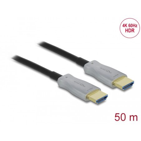 Delock Aktives Optisches Kabel HDMI 4K 60 Hz 50 m