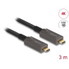 Delock Aktives Optisches USB-C™ 4K Video + Daten + PD Kabel 3 m