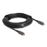 Delock Aktives Optisches USB-C™ 4K Video + Daten + PD Kabel 10 m
