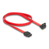 Delock SATA 3 Gb/s Kabel gerade auf oben gewinkelt 50 cm rot