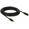 Delock Verlängerungskabel Audio Klinke 3,5 mm Stecker / Buchse 5 m