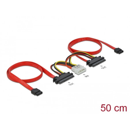 Delock SATA All-in-One Kabel für 2x HDD