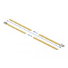 Delock Edelstahlkabelbinder L 400 x B 4,6 mm gelb 10 Stück