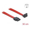 Delock SATA 3 Gb/s Kabel gerade auf oben gewinkelt 30 cm rot