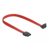 Delock SATA 3 Gb/s Kabel gerade auf oben gewinkelt 30 cm rot