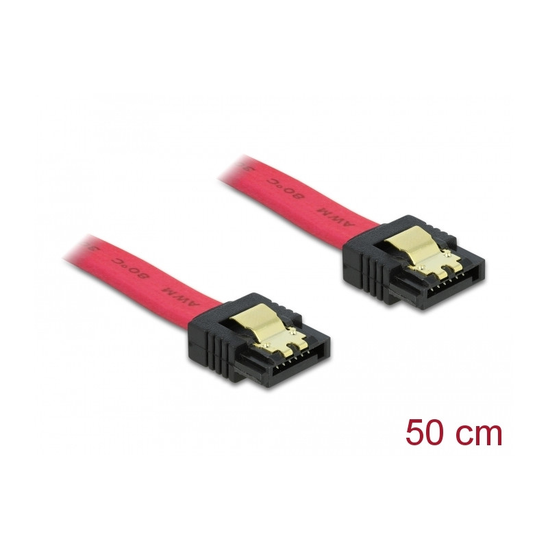 Delock SATA 3 Gb/s Kabel 50 cm rot