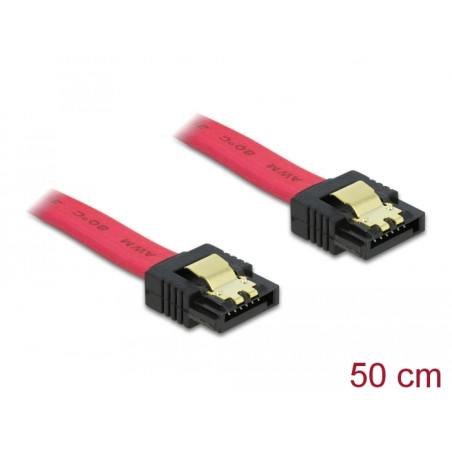 Delock SATA 3 Gb/s Kabel 50 cm rot